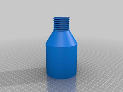 3M Xtract sander dust port to 2.5" vacuum hose adapter