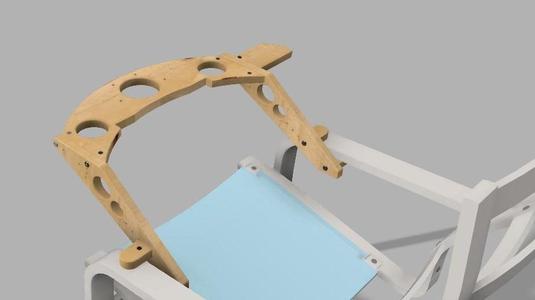 Poang sim wheel mount