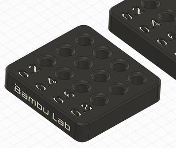 Nozzle holder, V6, E3D and Bambu Lab CHT