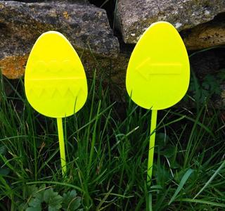 Easter Egg Hunt Markers