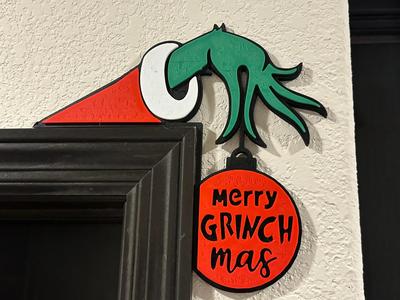 Merry Grichmas Door Corner