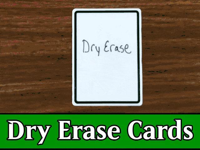 Dry Erase Cards - TCG / MTG Tokens / Pokemon