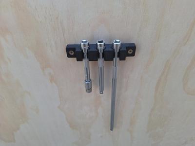 Gridfinity Socket 1/4 holder