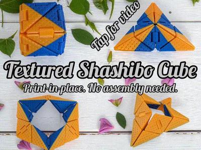 38g Origami TEXTURED transforming cube no assembly