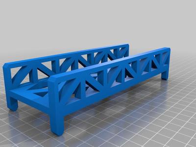 HO Scale Train Bridge