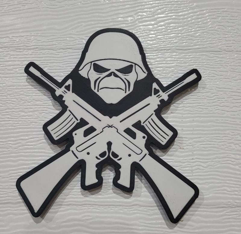 Iron Maiden Keychain and Magnet 2 Color