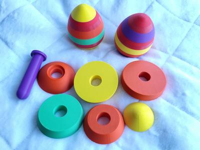 Easter eggs as an interactive toy