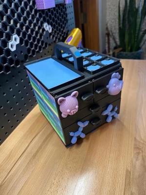 Gridfinity Cover with Handle for GEN2 Table Top Kit   