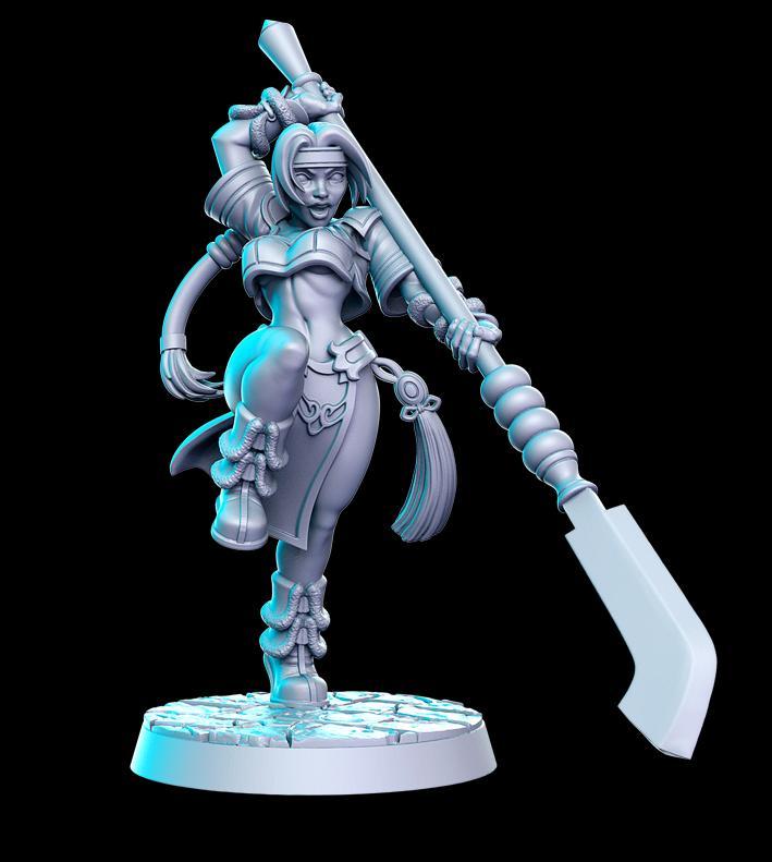 Nami Sung (Asian Glaive Fighter) 32mm - DnD
