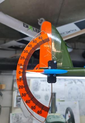 Fixed Wing Plane Inclinometer