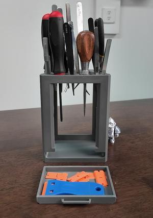 Multipurpose Pipette Holder & Tool Organizer with Drawer