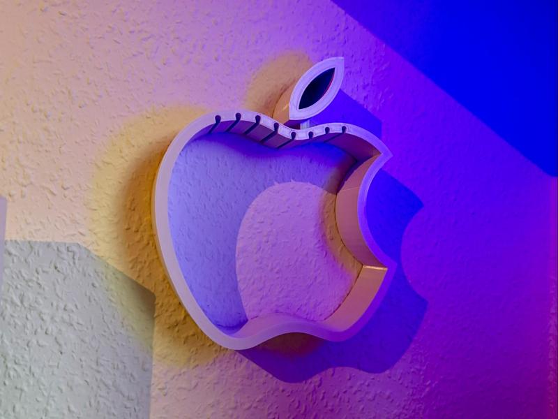 Apple Watch Band Holder in Apple Logo