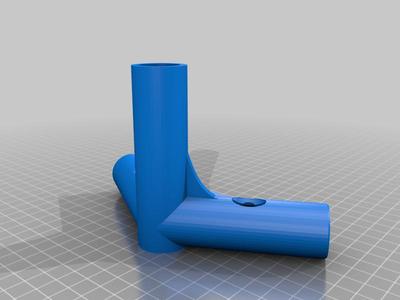 3 Way Tent Pole Connector Coupling Joint for 3/4" Poles (Cabin Tent)