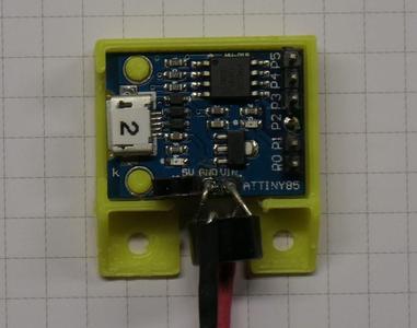 Bracket ATtiny 85 DCC Signal Decoder H0