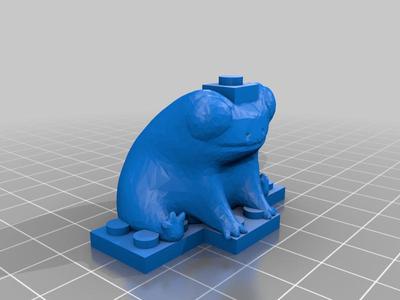 Fred the Frog But He's Lego Compatible