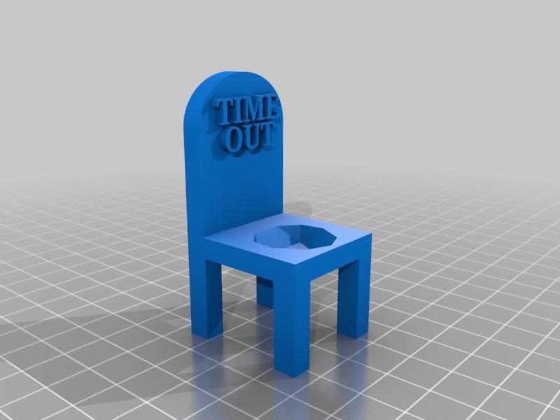 Chair of Dice Shaming