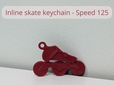Inline skate keychain - Speed 125