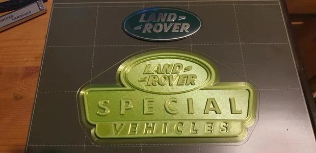Land Rover Special Vehicles badge   