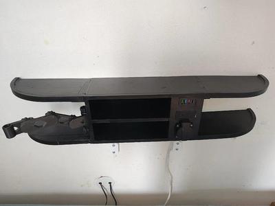 Wall mounted NIGHT TABLE with drawers and shelves