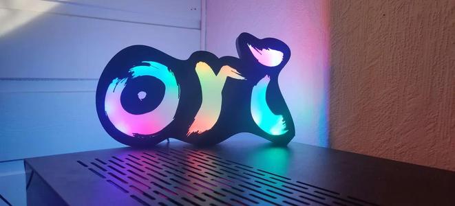 Ori logo LED sign   