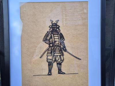 wall art samurai