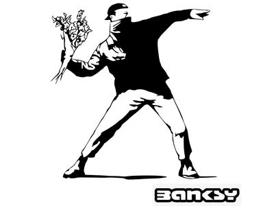 Banksy - Flower Thrower
