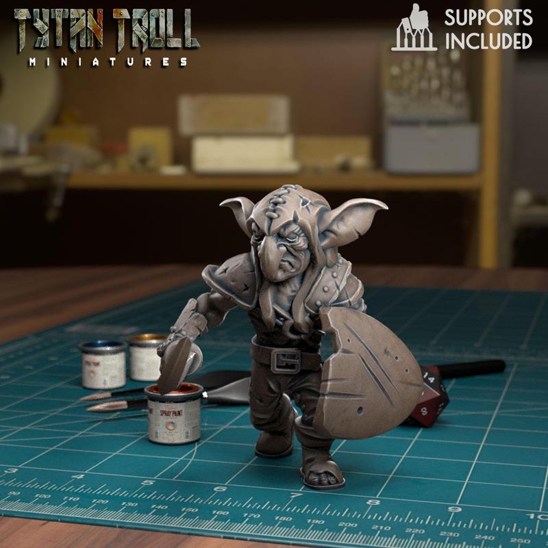 Goblin Raider 02 [Pre-Supported]