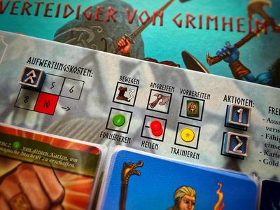 Player Markers for the boardgame Fate - Defenders of Grimheim