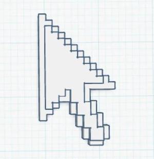 Wall Art Windows Cursor (Print in Place)   