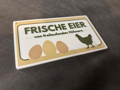 Sign | Fresh Eggs from Free-Range Chickens