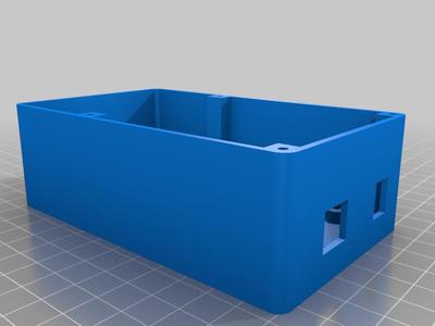 Arduino uno casing with room for 18650 2s2p battery