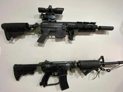 Wall mount for paintball markers