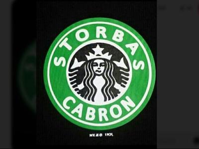 Starbucks keychain bothersome bastard keychain