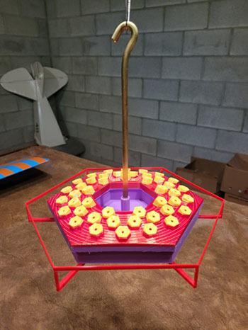 Hex Hummingbird Feeder with Ant Moat