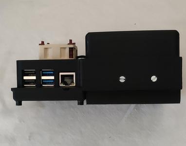 Rock Pi 4 c+ box with GeekPi GPIO extension