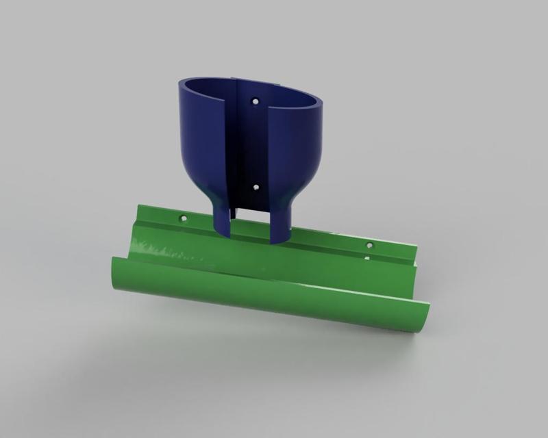 Bottle holder with water canal