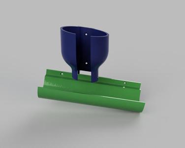 Bottle holder with water canal