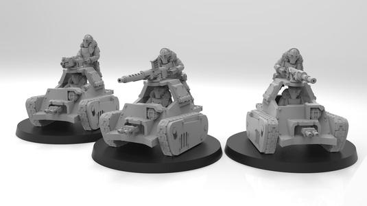 Lunar Auxilia Tankettes - Presupported