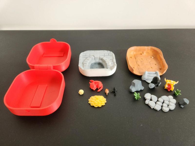 Mini Playset 001 - Dragon Cave - Miniature toy