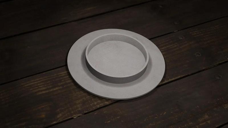 BLANK COVER PLATE | JUNCTION BOX COVER | D70MM   