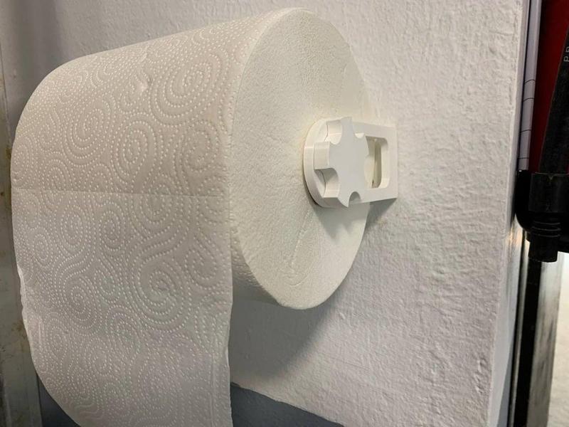 Porta Rollos/Dispensador de papel ancho Mercadona - Wide Paper Towel Holder/Dispenser