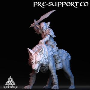 Forest Goblin - Wolf Rider