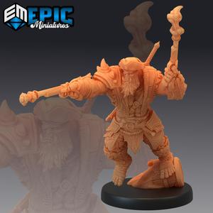 Orc Pirate Captain Shooting / Green Skin Army Warrior / Corsair Master