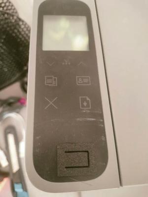 HP Neverstop Laser MFP 1200n, power button   