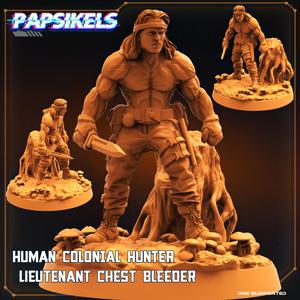 HUMAN COLONIAL HUNTER LIEUTENANT CHEST BLEEDER
