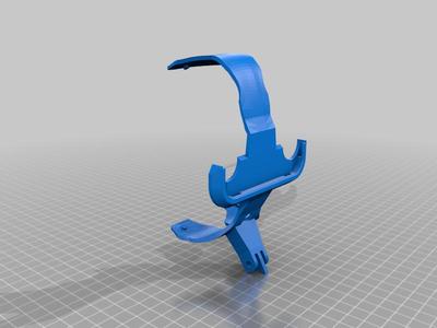 Vive Pro Leap motion and facial tracker mount