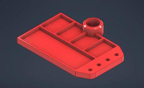 Bandeja para soporte de bici   