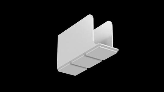 Parametric Endcaps for Kitchen Gridfinity w/ Solid Bases   