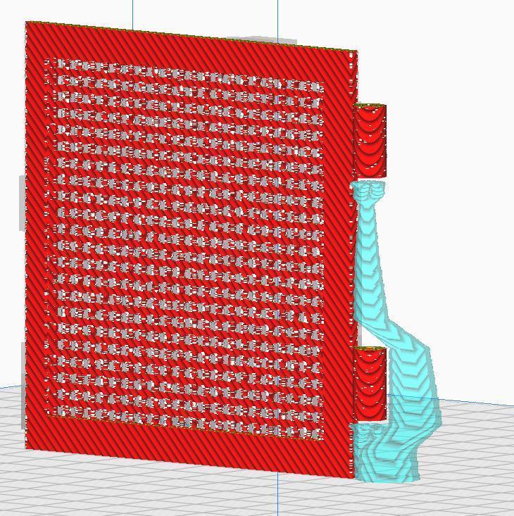 Schwingtür mit Sieb