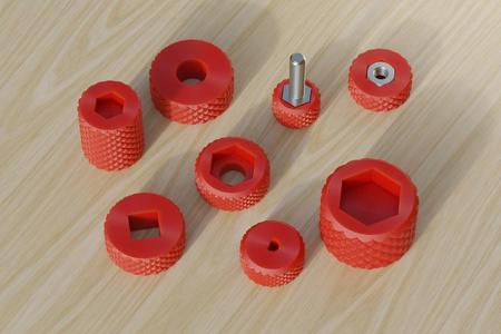 Customizable Knurled Knob